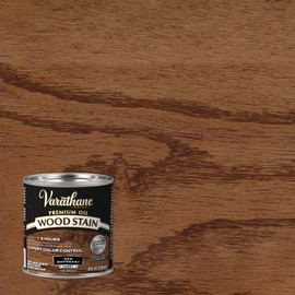 Varathane 211801 Premium Wood Stain, Half Pint, Red Mahogany