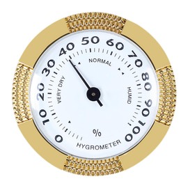 Generic Mechanical Hygrometer for Humidor Analog Humidity Sturdy and Portable Design Accurate Humidity Measurement for Boxes and Violin Cases