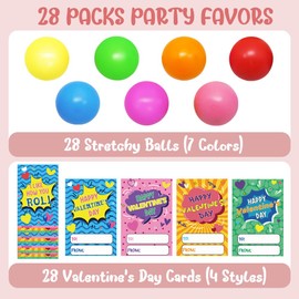 LUKBERA Valentines Day Red Heart Boxes for Kids Classroom Exchange Gifts, Valentine School Reward Party Favors