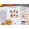 LetiStitch Counted Cross Stitch Kit Pumpkin Cup Kitties Kit L8092