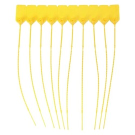 Brady Pull-Tite Seals, Yellow (Pack of 100)
