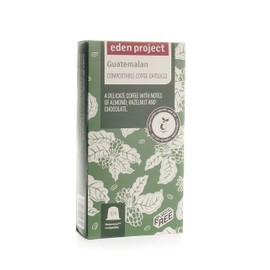 Eden Project Plastic Free Nespresso Compatible Coffee Capsules | Guatemalan | Compostable - Biodegradable - Climate Neutral (60)