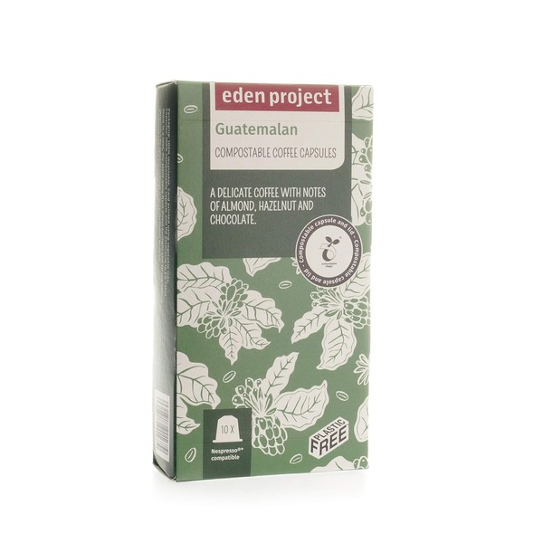 Eden Project Plastic Free Nespresso Compatible Coffee Capsules | Guatemalan