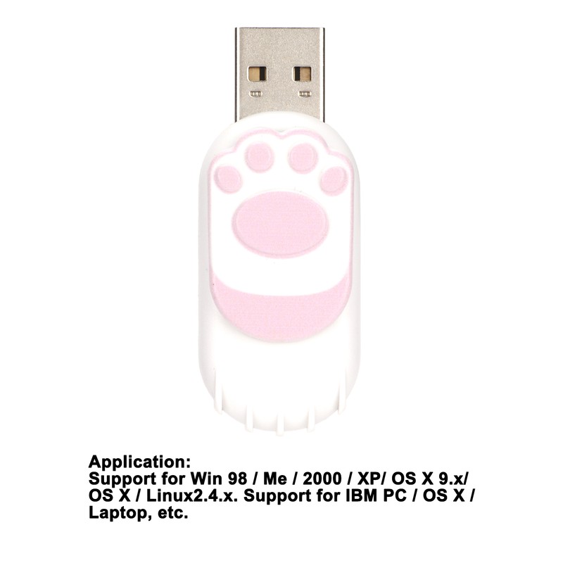 USB Flash Drive Cat Paw Shape Portable U Disk Large