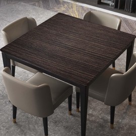 SPLINDO Wood Grain Square Table Cloth Fitted Tablecloth Cover Dark Tablecloths with Elastic Edge Waterproof Polyester Cloths for Indoor Outdoor Tables Decor, Fit for 24"x24" Table, Style11