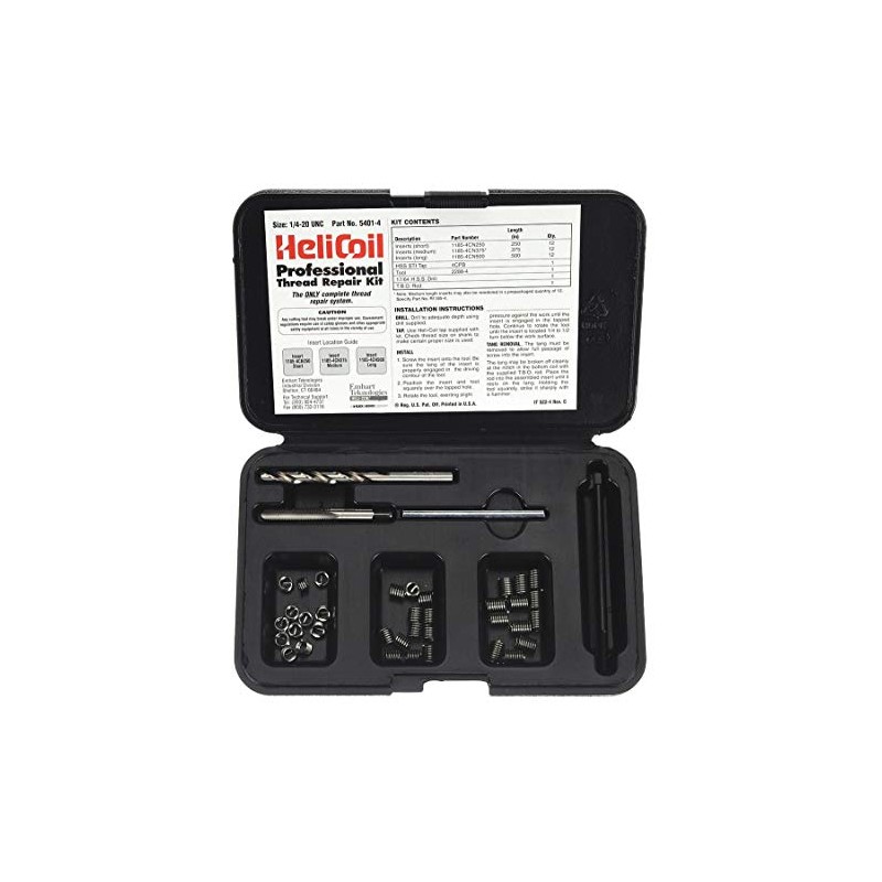 Thread Repair Kit, 304 SS, 10-24, 36 Pcs