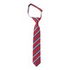 Com Size 98-85NG15-204 Regimental Stripe Necktie, red