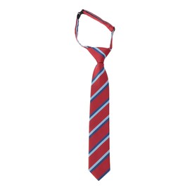 Com Size 98-85NG15-204 Regimental Stripe Necktie, red