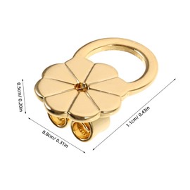jojofuny 4pcs Earring Backs for Droopy Ears Alloy Stoppers for Heavy Earrings Locking for Comfortable Fit Jewelry Making Accessories