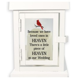 Wedding Memorial Lantern, Loved Ones in Heaven at Our Wedding Lantern, in Loving Memory Wedding Lantern, Memory Lantern for Wedding, Heaven Wedding Memorial Lantern TNW2