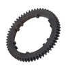 RC Gearbox Gear Black Smooth Rolling Increase Speed 57T Steel