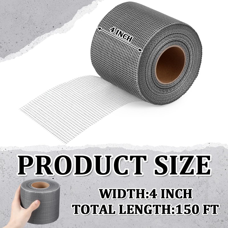 Innconee 250 ft x 2 Inch Cement Board Joint Tape