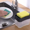 Pump Soap Dispenser & Scrubber Set 3ea