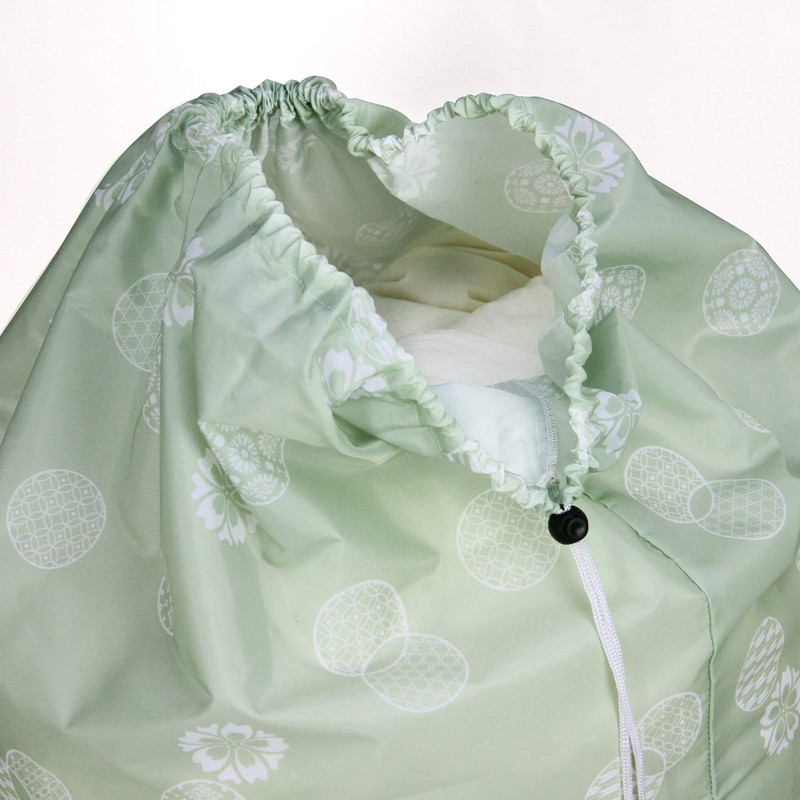 Astro 613-45 Duvet, Drawstring Bag, Single Size, Green, Japanese Modern