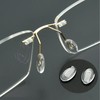 OPUGIT Push-in Eyeglass Nose Pads,10 Pairs Glasses Nose Piece Soft