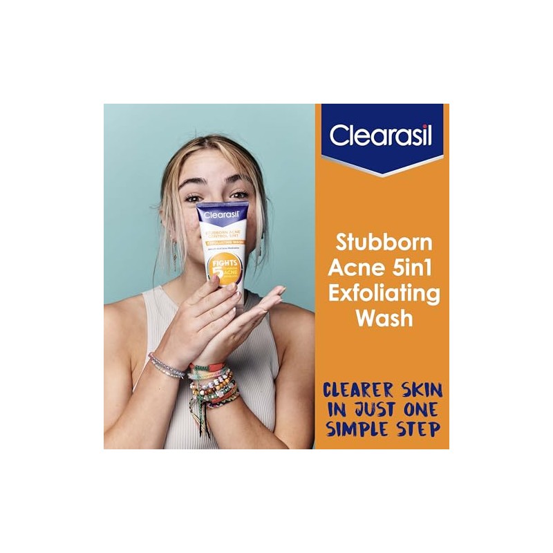 Clearasil Clearasil ultra - 5in1 exfoliating wash, 6.78 Ounce