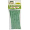 KONYO, Garden Ties, 100 Pieces, Green, 3.9 inches (10 cm)