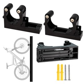 2 Pcs Bike Wall Mount Storage for home, Adjustable Bicycle Clip Hook for Basement or Garages, Wall Race Save Space and Easy to Hold Exhibition
