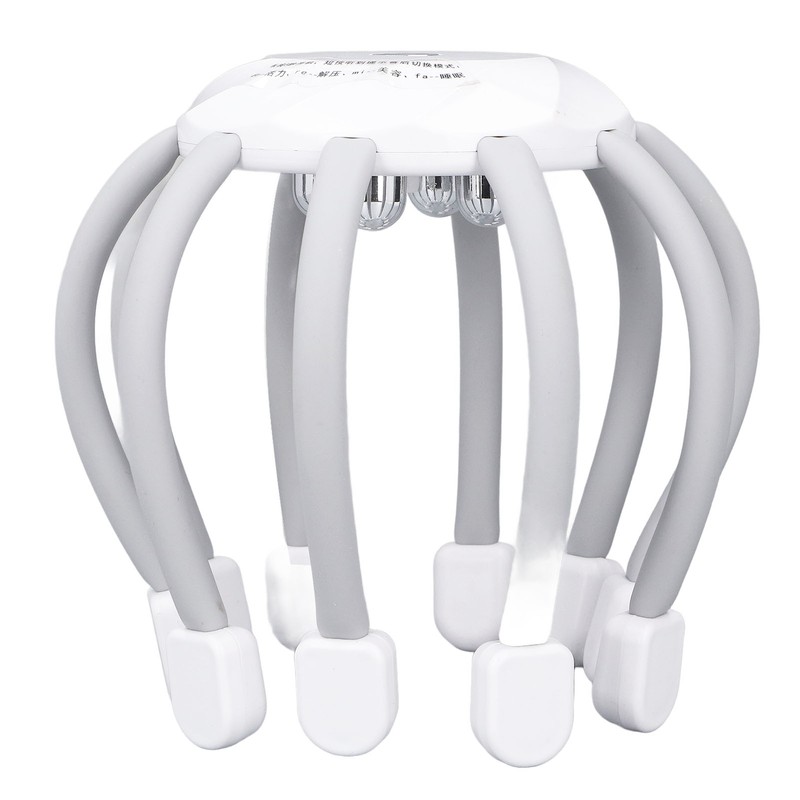 Electric Claw Head Massager with Heating 4 Modes Red LED