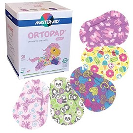 Ortopad Girls Eye Patches - Regular Size (50 Per Box)