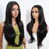 Noble Straight Layered Wig Long Deep Part Lace Front Wigs