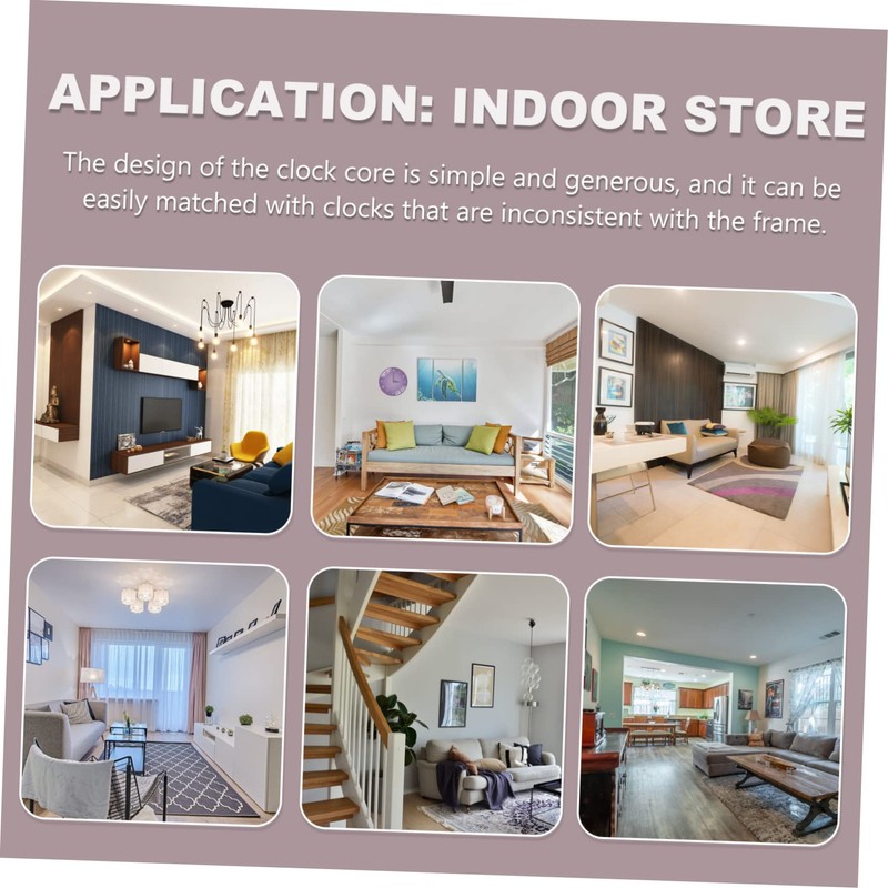 TEHAUX 2sets Silent Quartz Clock Movement DIY Clock Accessories Precision