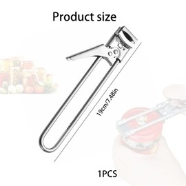 1Pack Jar Openers for Arthritis Hands,Jar Opener for Weak Hands UK,Can Opener UK for Arthritis Hands for Stainless Steel Kitchen Gadget Bottle Opener Can Lids
