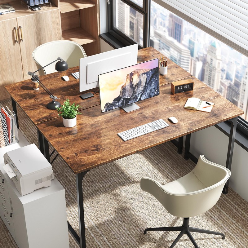 Huuger Computer Desk, 40 Inch Office Desk, Gaming Desk with
