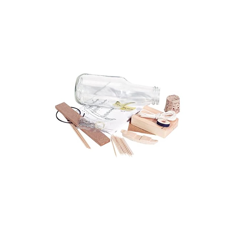 Pirate Ship in a Bottle Kit - Includes All Parts