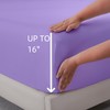 WAEPIC King Bed Sheet Set/Comfy/Breathable & Cooling/Extra Soft/Shrinkage&Fade Resistant/Easy care-16inch