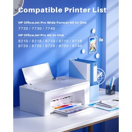 INK4U 953XL Printer Cartridges Black Compatible with HP 953 XL Cartridges for HP Officejet Pro 8710 8715 8740 8720 8718 7730 8728 8719 7740 7720 8730 8725 8210 8218 Printer (Black