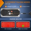 Nilight 2PCS 42LED Red Wireless Magnetic Strobe Lights Portable Warning