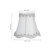 3Pcs Modern Lamp Shades E14 Candle Chandelier Lampshade Clip On