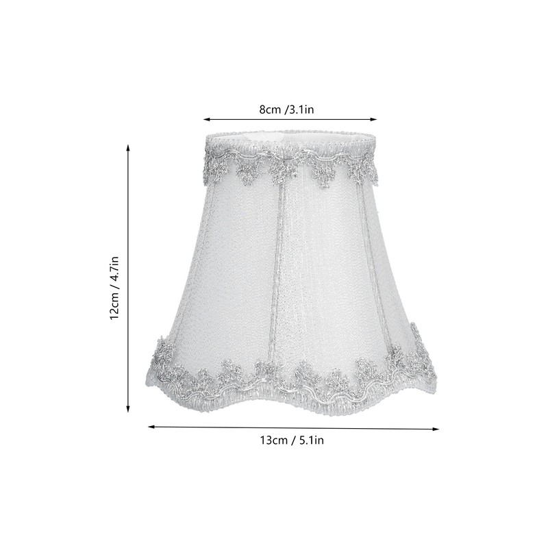 3Pcs Modern Lamp Shades E14 Candle Chandelier Lampshade Clip On