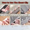 6-Pack Bed Sheet Clips & Fitted Sheet Holders for Corners