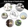 YTUGIL Pack of 20 Stainless Steel Eye Plate, Wall Eyelet,