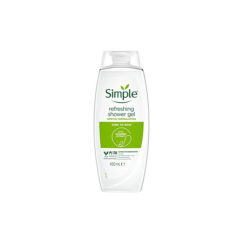 Simple Kind to Skin Shower Gel Refreshing 450 ml