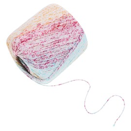 Tofficu Cotton Blend Yarn Knitting Yarn Material Crochet Cotton Thread 133m Roll for Scarf Hat Shawl DIY Craft