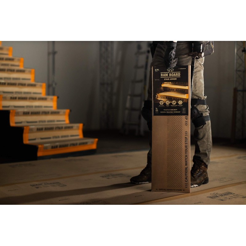 Ram Board Stair Armor for Temporary Stair Protection, 1.58 feet