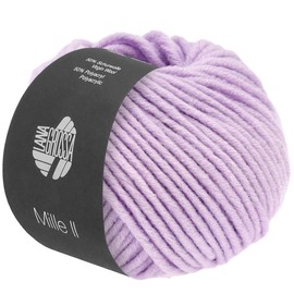 LANA GROSSA Mille II Durable Blend Yarn with Merino Wool, Machine Washable, Hand Knitting Yarn Made of 50% Virgin Wool and 50% Acrylic, 50 g Wool for Knitting and Crocheting, 55 m Yarn FB165