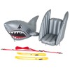 Stand Up Floats Inflatable Toy Shark and seat Easily attaches