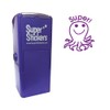 SuperStickers 'Super' Octopus Pre Inked Stamper for Marking in Purple