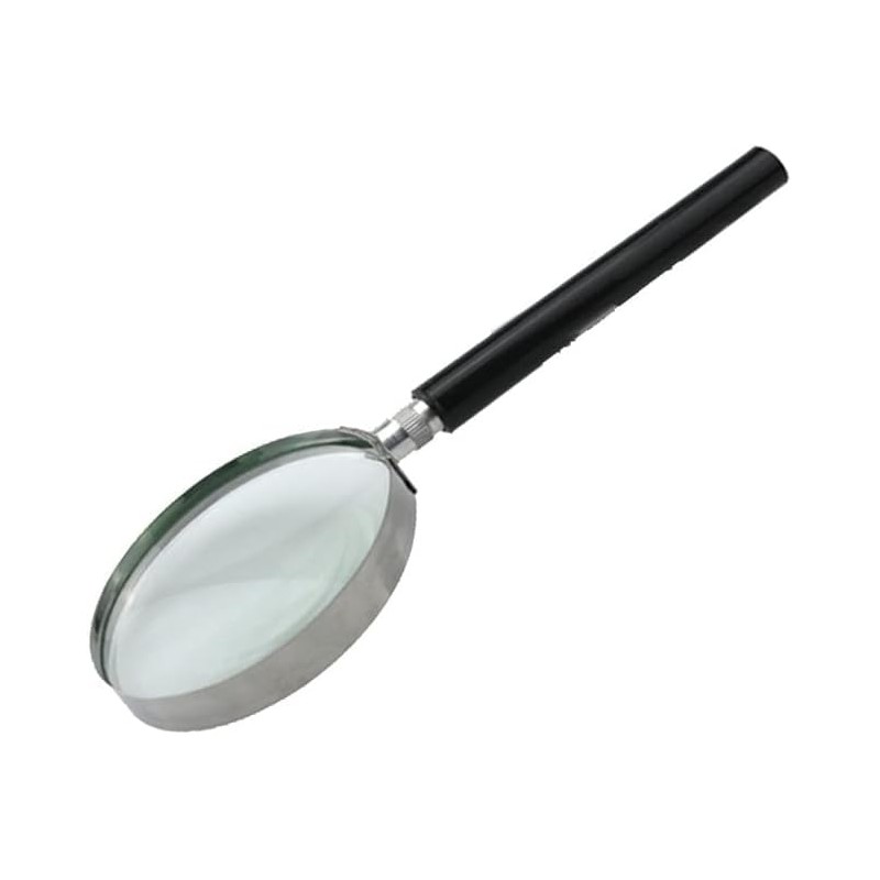 BUBUCAM Handheld Magnifier Reading Magnifier 5X Magnification Ø 75 mm