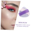 Beavorty 3pcs Mini Powder Puff Velour Soft Triangle Applicators for