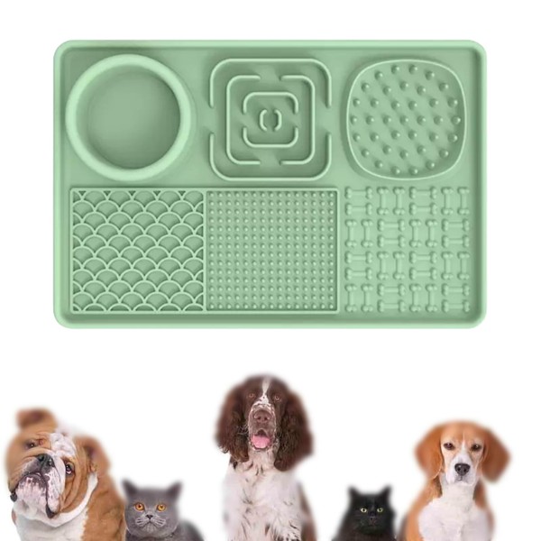 TNDCKP Silicone Slow Feeder Dog Bowl Mat – 320g Non-Slip