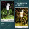 SOLPEX 16 Pack Solar Outdoor Lights Pathway, Stainless Steel Solar