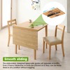 Telescopic Slide Rails & Hinges for Extendable Table - Invisible