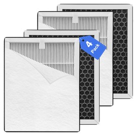 Bpbdzz 4 Pack Replacement Filter for MOOKA KJ102 Air Purifier