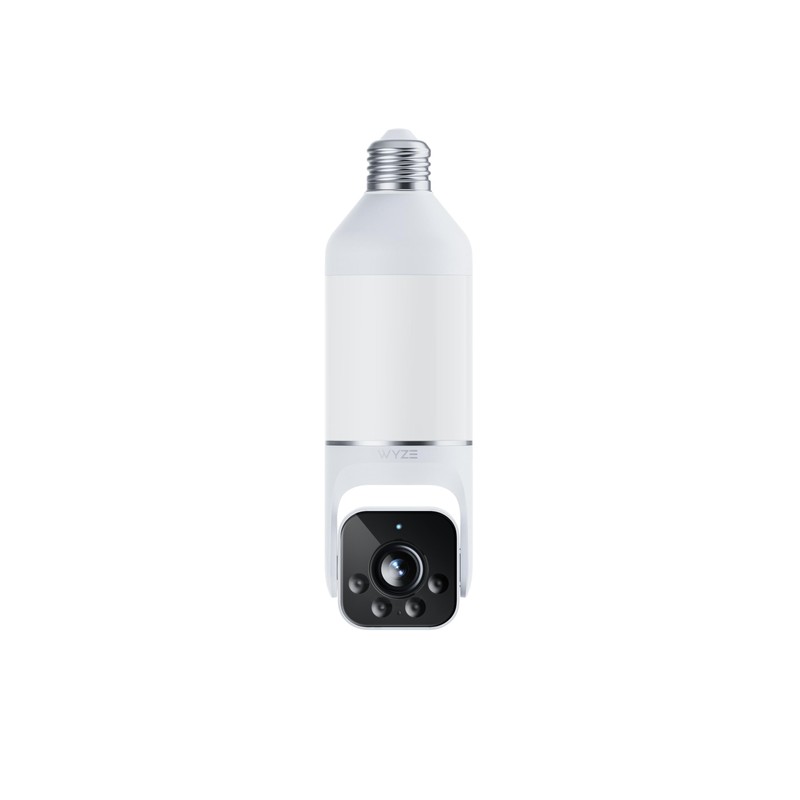 WYZE 2K Bulb Security Camera 360° Pan & Tilt Outdoor