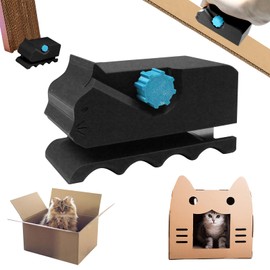 Mesenymm Cardboard Cutter for Cat Scratchers, 3D Printed Cardboards Box Cutters, Cardboards Cutters DIY Cat Scratchers, Handheld Cardboard Recycle Tool, Cutting Machine for Cat Lovers